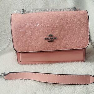 Pink Embossed Bag